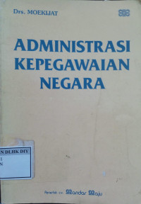 Administrasi Kepegawaian Negara