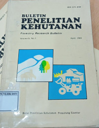 Image of BULETIN PENELITIAN KEHUTANAN