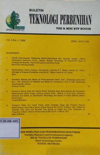 Image of BULETIN TEKNOLOGI PERBENIHAN