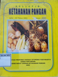 Image of BULLETIN KETAHANAN PANGAN EDISI III TAHUN 2002