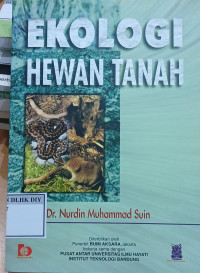EKOLOGI HEWAN TANAH