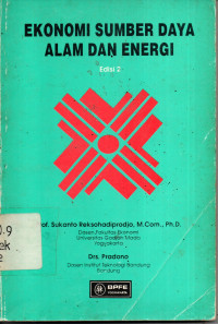 Ekonomi Sumber Daya Alam Dan Energi