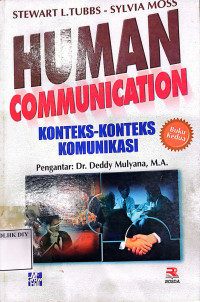 HUMAN COMMUNICATION KONTEKS-KONTEKS KOMUNIKASI