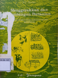 MENGGERAKKAN DAN MEMBANGUN PERTANIAN