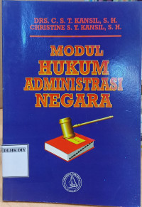 MODUL HUKUM ADMINISTRASI NEGARA