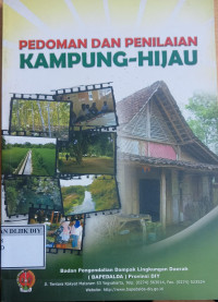 Image of pedoman dan penilaian kampung -hijau