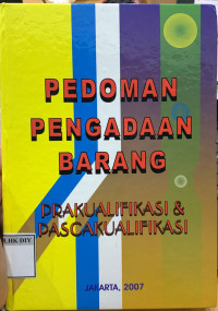Image of PPEDOMAN PENGADAAN BARANG